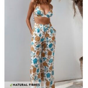 Floral Print Pants